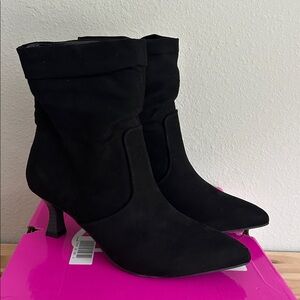 Sugar Womens Sonara Kitten Heel Slouch Boots 10M